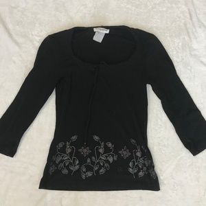 FREE w/Bundle Vintage Round Neck Top